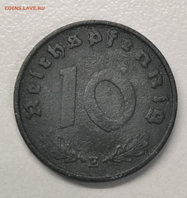 3-й рейх 10 пф. 1941 г. E - IMG_20250921_090743_edit_1650793067361121