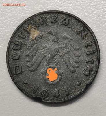 3-й рейх 10 пф. 1941 г. J - IMG_20250921_090855_edit_1650744831828316