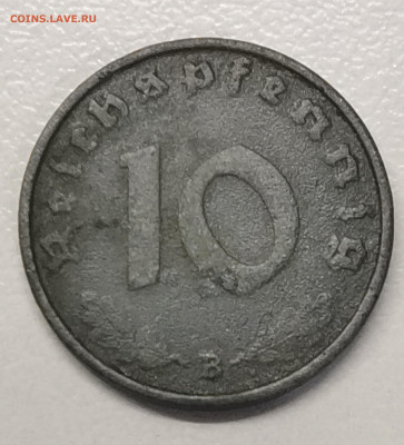 3-й рейх 10 пф. 1942 г. B - IMG_20250921_090949_edit_1650723458947590