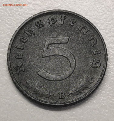 3-й рейх 5 пф. 1940 г B - IMG_20250921_091836_edit_1650150205096115
