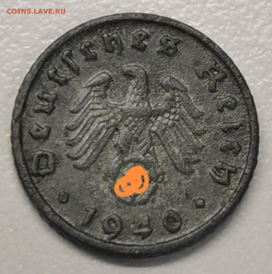3-й рейх 5 пф. 1940 г F - IMG_20250921_091910_edit_1650108004961225