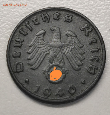 3-й рейх 5 пф. 1940 г F - IMG_20250921_091930_edit_1650073811998731