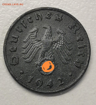 3-й рейх 1 пф. 1942 г. F - IMG_20250921_093448_edit_1649680740397228