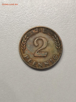 ФРГ 2 пф 1969г.  G . - IMG_20250921_095000