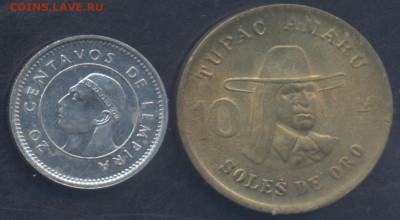 Перу 10 соль 1980 г.30.09.2025 г. 22 -00 МСК. - Гондурас1