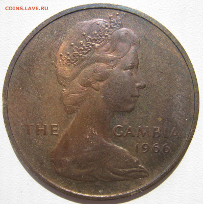 Гамбия (британская) 1 пенни 1966 парусная лодка до 3.10. - IMG_3157.JPG