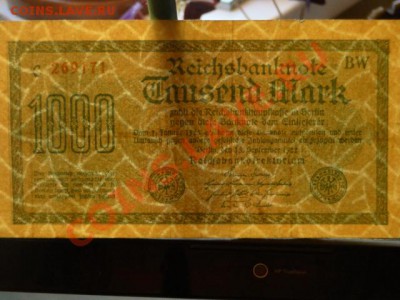 --ГЕРМАНИЯ.1000-МАРОК.№1.1922.--до.22.2.12-22:00 мск. - ГЕРМАНИЯ.1000-МАРОК.1922.-269171..JPG