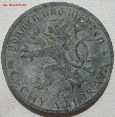 Протекторат Богемии и Моравии 20 геллеров 1941 до 03.10. - IMG_3235.JPG
