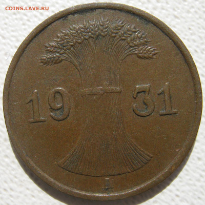  Веймар 1 рейхспфенниг 1931 A до 03.10. - IMG_4739.JPG