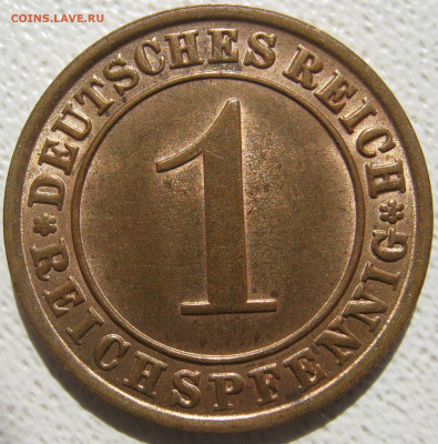  Веймар 1 рейхспфенниг 1932 A (UNC) до 03.10. - IMG_4758.JPG