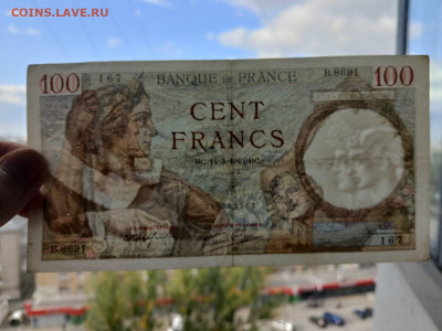 Франция 100 франков 1940 г.  до 02,10,25 по МСК 22-00 - IMG-20250917-WA0183