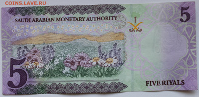 Саудовская Аравия 5 риялов 2016 местророждение Шайба - IMG_1623.JPG