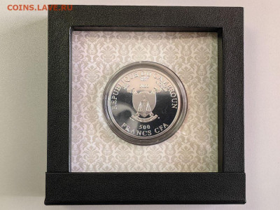 500 франков 2022 Камерун Климт - Надежда II, Ag999, до 05.10 - Ц Климт Надежда-4