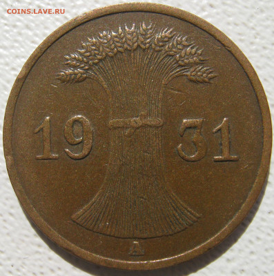  Веймар 1 рейхспфенниг 1931 A до 03.10. - IMG_4737.JPG