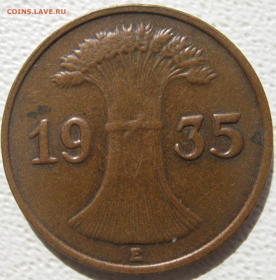 Германия 3 рейх 1 рейхспфенниг 1935 E (веймарский тип) 03.10 - IMG_4807.JPG