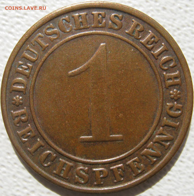 Германия 3 рейх 1 рейхспфенниг 1936 A(веймарский тип) 03.10 - IMG_4816.JPG