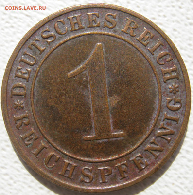Германия 3 рейх 1 рейхспфенниг 1936 D (веймарский тип) 03.10 - IMG_4830.JPG
