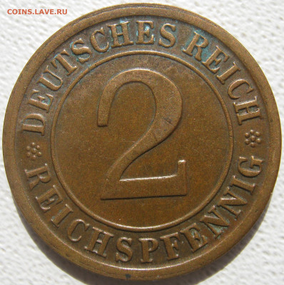  Веймар 2 рейхспфеннига 1925 A до 03.10. - IMG_4846.JPG