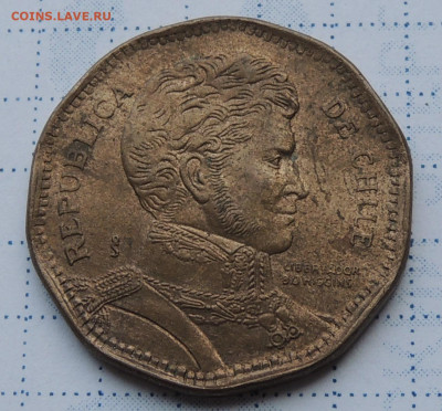 Чили 50 песо 1997 до 5.10.2025 - Чили 50 песо 1997 .JPG