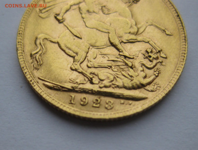 Монета 1 соверен 1923 P Австралия Золото - IMG_9935.JPG