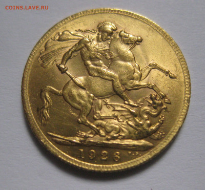 Монета 1 соверен 1926 SA Британская южная Африка ЮАР Золото - IMG_9732.JPG