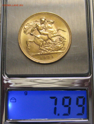 Монета 1 соверен 1931 SA Британская южная Африка ЮАР Золото - IMG_9758.JPG