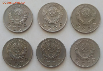 10 копеек 1946,48,49,50,52,53 - 6 штук до 04.10.25 - IMG_20250930_131318