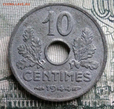 Франция 10 сантимов 1944 года до 06.10.2025 - IMG_20250930_230941