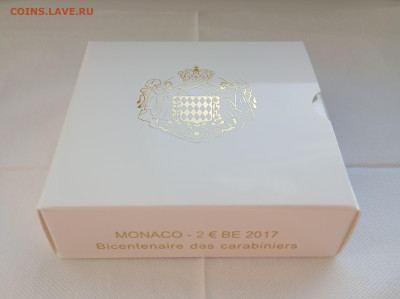2 евро Монако 2017 Карабинеры. На оценку - 1