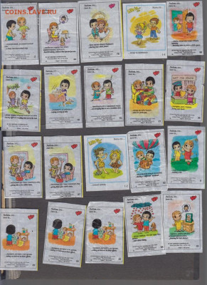 этикетки вкладыши от жевательной резинки до 07 10 - 5