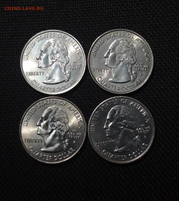 4 доллара Квотеры 50 штатов - 16 МОНЕТ В ЛОТЕ До 08.10 - 20250920_224823