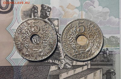 ФРАНЦУЗСКИЙ ИНДОКИТАЙ 5 сантимов 1937 и 1938 года До 08.10 - 20250920_221137