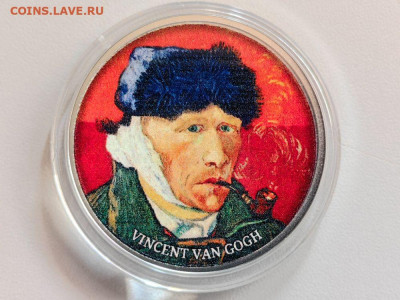 500фр 2017 Камерун Ван Гог - Автопортрет, Ag999, до 08.10 - Ю Камерун Ухо-1