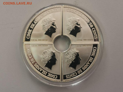 50цент 2006 Острова Кука, Нефть и газ (4шт), Ag999, до 08.10 - ЯЯ Нефть и газ-2