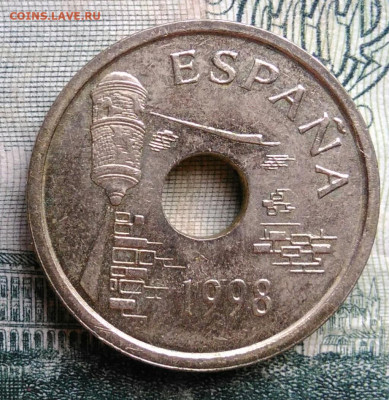 Испания 25 песет 1998 года до 06.10.2025 - IMG_20251003_004506