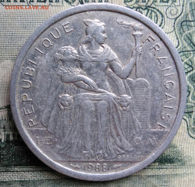 Французская Полинезия 2 франка 1988 года до 06.10.2025 - IMG_20251002_221531