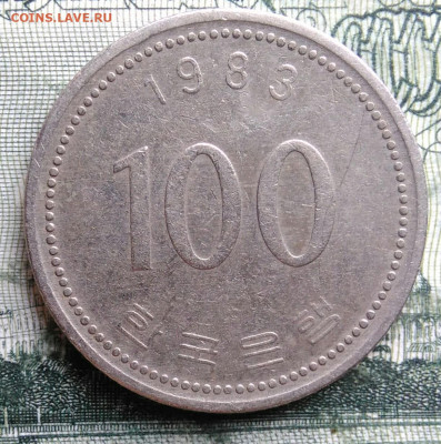 Южная Корея 100 вон 1983 года до 06.10.2025 - IMG_20251001_202648