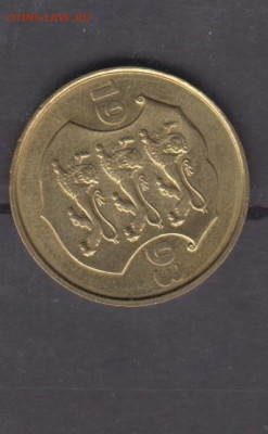 Эстония 1993 5 крон 75 лет ( олень) до 08 10 - 60а