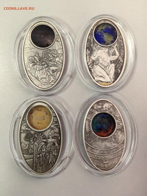 10дол 2012 Фиджи Апокалипсис, Ag925 (4шт), до 09.10 - ЯЯ Апокалипсис - 2