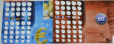 Альбом-планшет "Разменные монеты Евро", в 2-х томах - Евро 2 т.-3