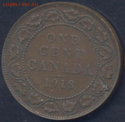 Канада 1 цент  1918 г. 6.10.2025 г. 22 -00 МСК. - Австралия1