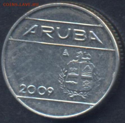 Аруба 10 центов  2009 г. 6.10.2025 г. 22 -00 МСК. - Аруба