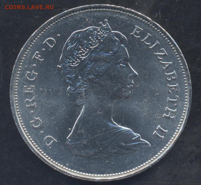 Британия 25 пенсов 1980 г.6.10.2025 г. 22 -00 МСК. - Брит. крона1