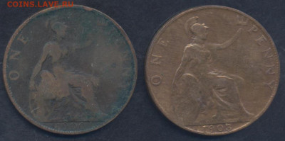 Британия 1 пенни 1903 г.6.10.2025 г. 22 -00 МСК. - Британия