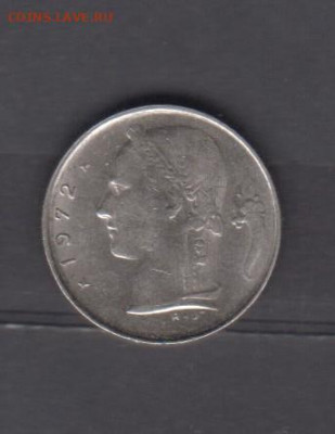 Бельгия 1972 1 франк  надп на  фр ( блеск) до 09 10 - 112