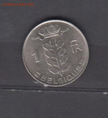 Бельгия 1972 1 франк  надп на  фр ( блеск) до 09 10 - 112а