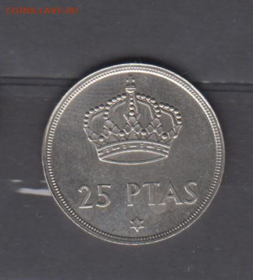Испания 1975(78) 25 песет( блеск) до 09 10 - 101