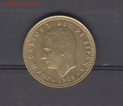 Испания 1975(80) 1 песета до блеск до 09 10 - 89