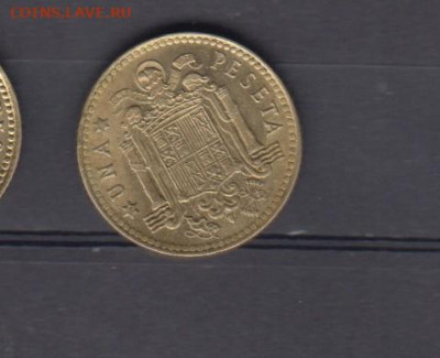 Испания 1975(80) 1 песета до блеск до 09 10 - 89а