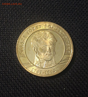 ПОЛЬША 2 злотых 2013 года Юзеф Понятовский До 10.10 - 20250227_180651